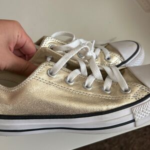 Gold Converse